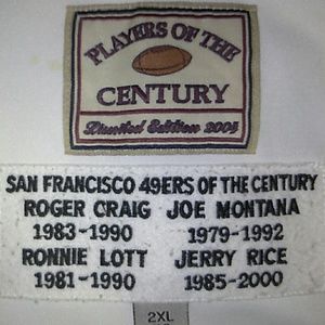 Authentic 49ers Of The Century Jersey
